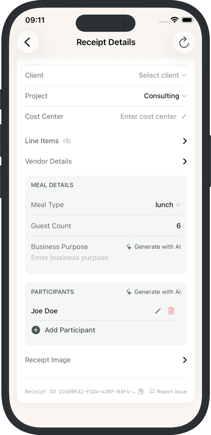 KI Auto-Complete: Teilnehmer