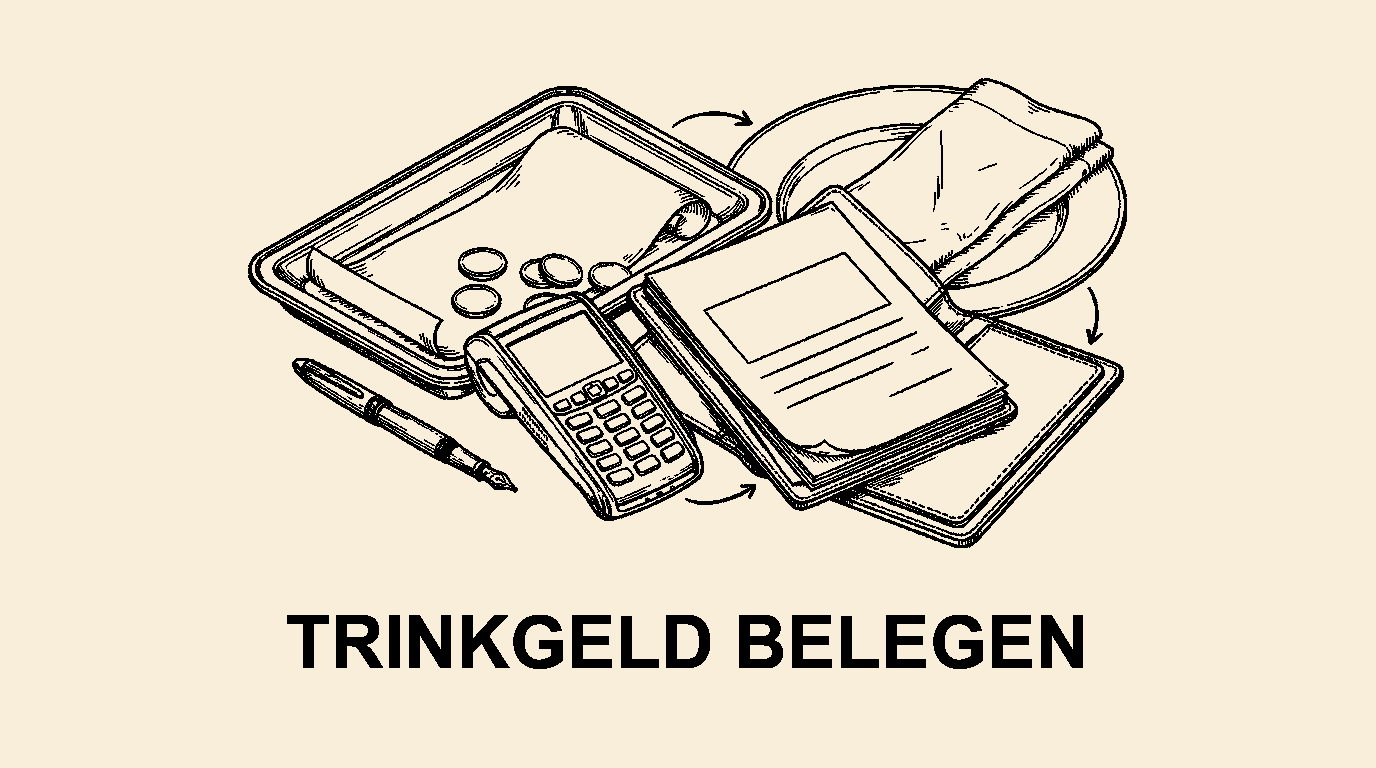 Trinkgeld beim Geschäftsessen: Welche Nachweise zum Bewirtungsbeleg gehören