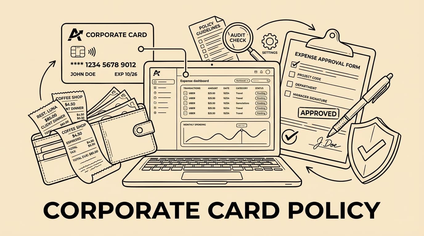 Firmenkreditkarten-Richtlinie: Vorlage und Leitfaden fuer Finanzteams