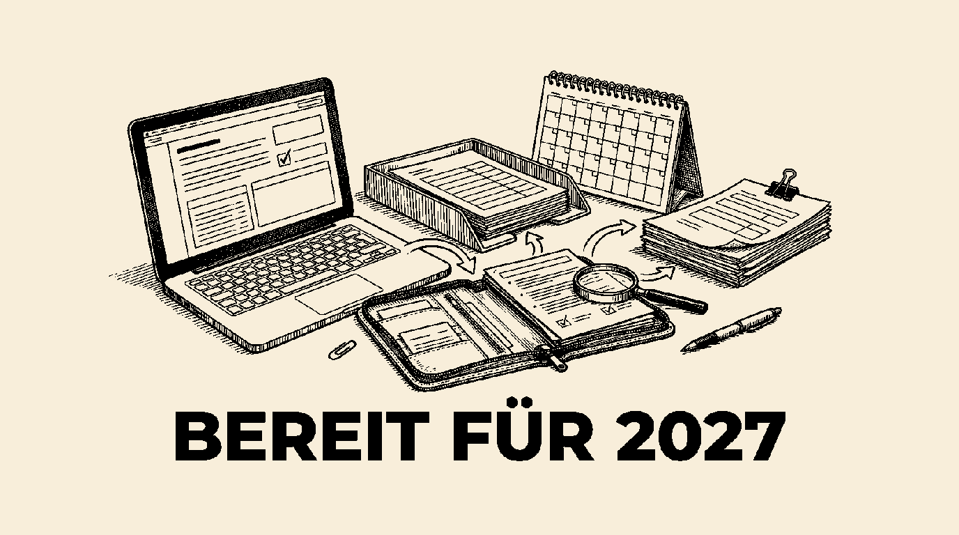 E-Rechnung 2027: Was KMU vor dem Jahreswechsel konkret vorbereiten sollten