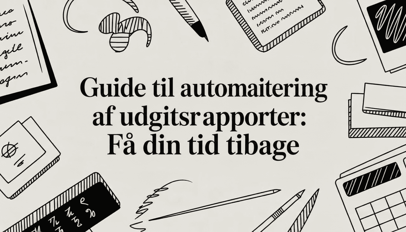 Guide til automatisering af udgiftsrapporter: Få din tid tilbage