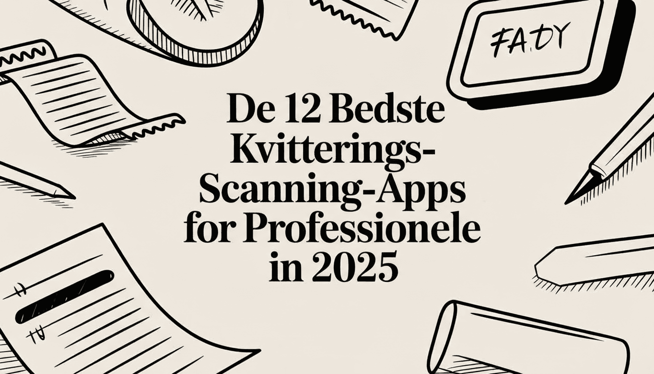 De 12 Bedste Kvitteringsscannings-Apps for Professionelle i 2025