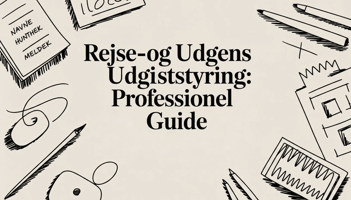 Rejse- og Udgiftsstyring: Professionel Guide