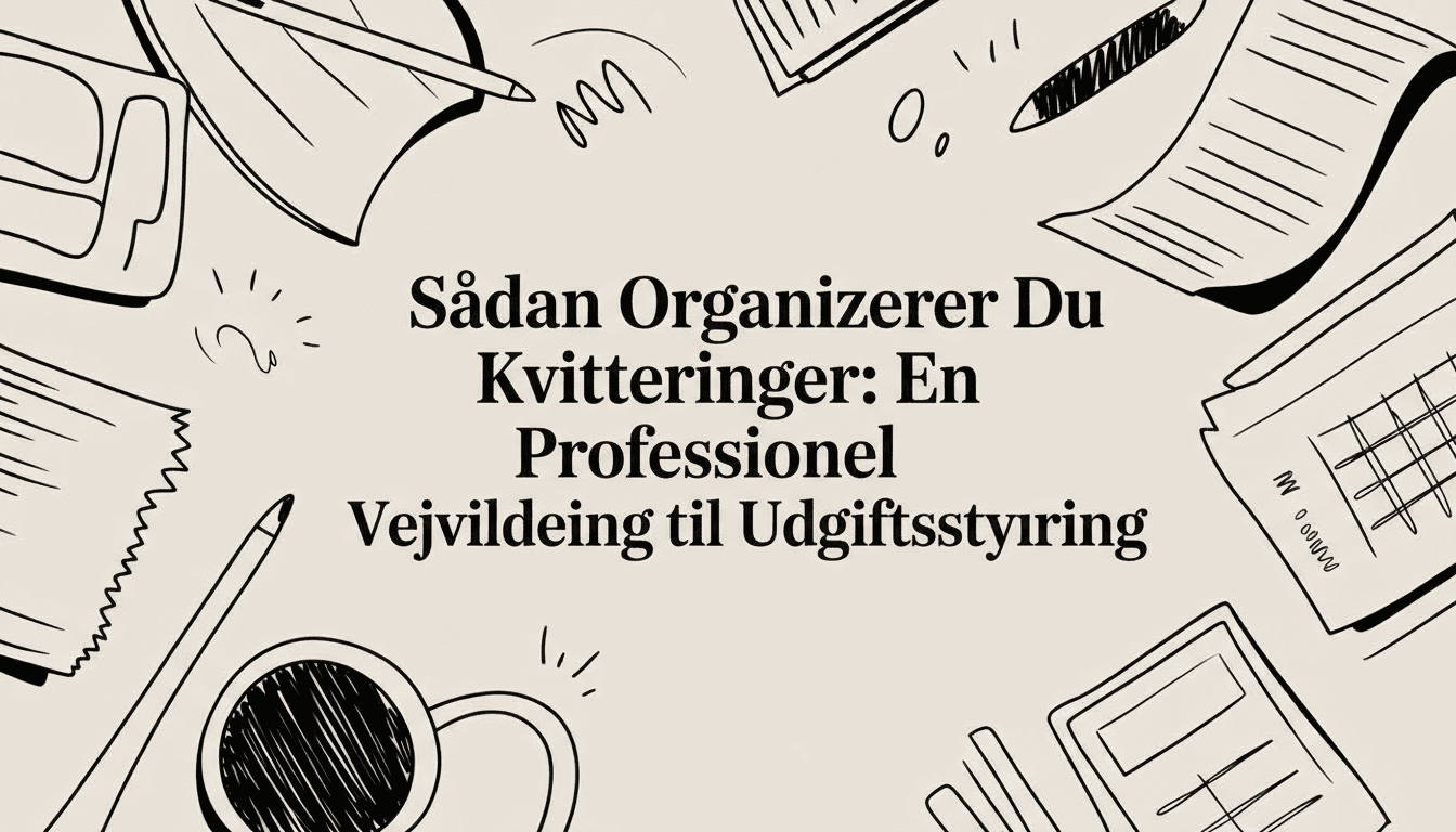 Sådan Organiserer Du Kvitteringer: En Professionel Vejledning til Udgiftsstyring