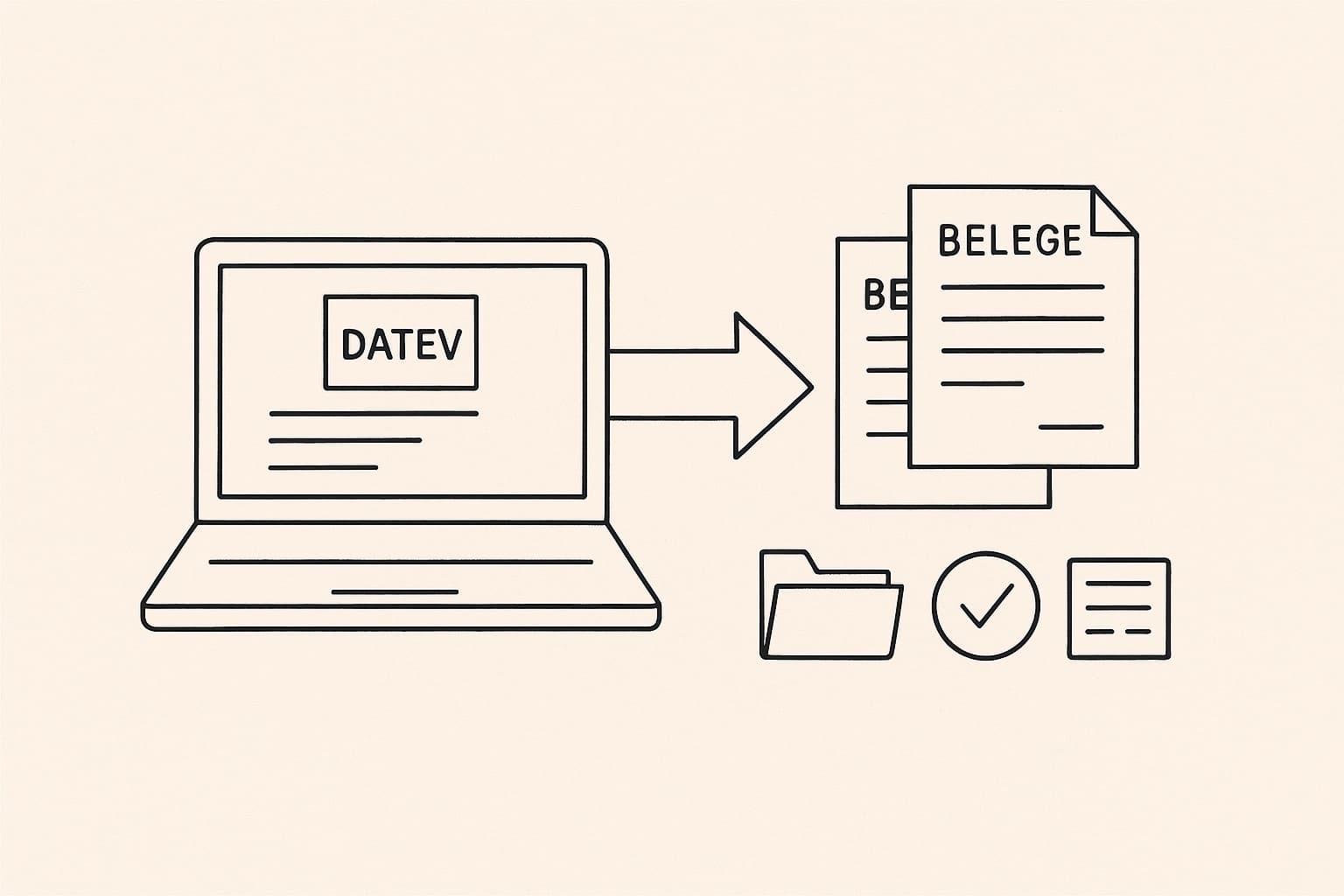 DATEV Export aus Belegen: Schritt-für-Schritt-Anleitung für Steuerberater und Unternehmen