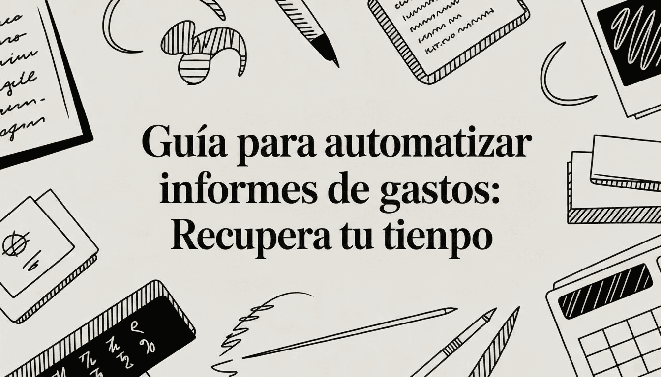 Guía para automatizar informes de gastos: Recupera tu tiempo