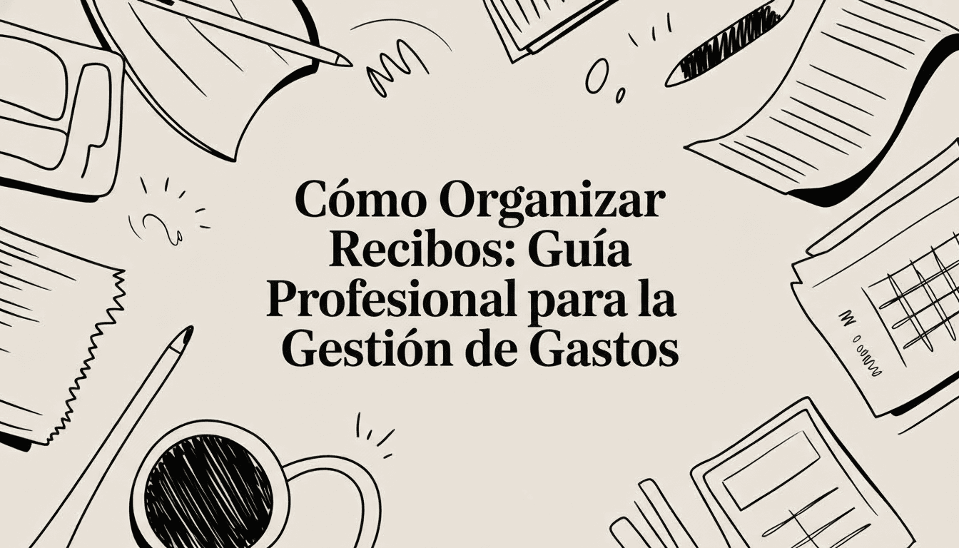 Cómo Organizar Recibos: Guía Profesional para la Gestión de Gastos
