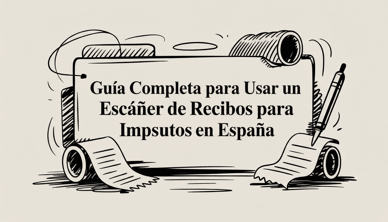 Guía Completa para Usar un Escáner de Recibos para Impuestos en España
