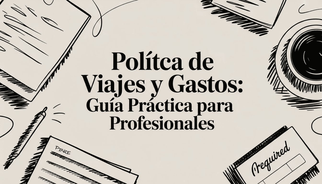 Política de Viajes y Gastos: Guía Práctica para Profesionales