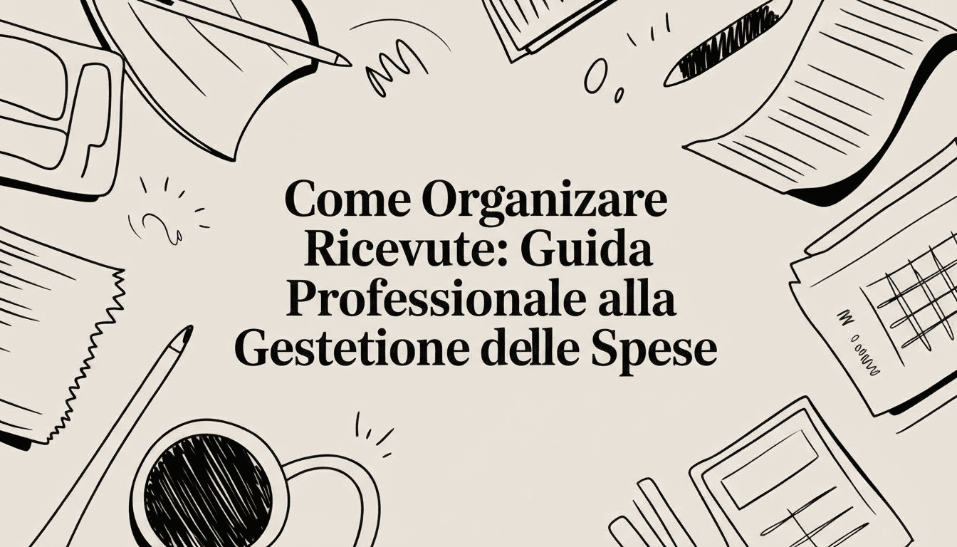 Come Organizzare le Ricevute: Guida Professionale alla Gestione delle Spese