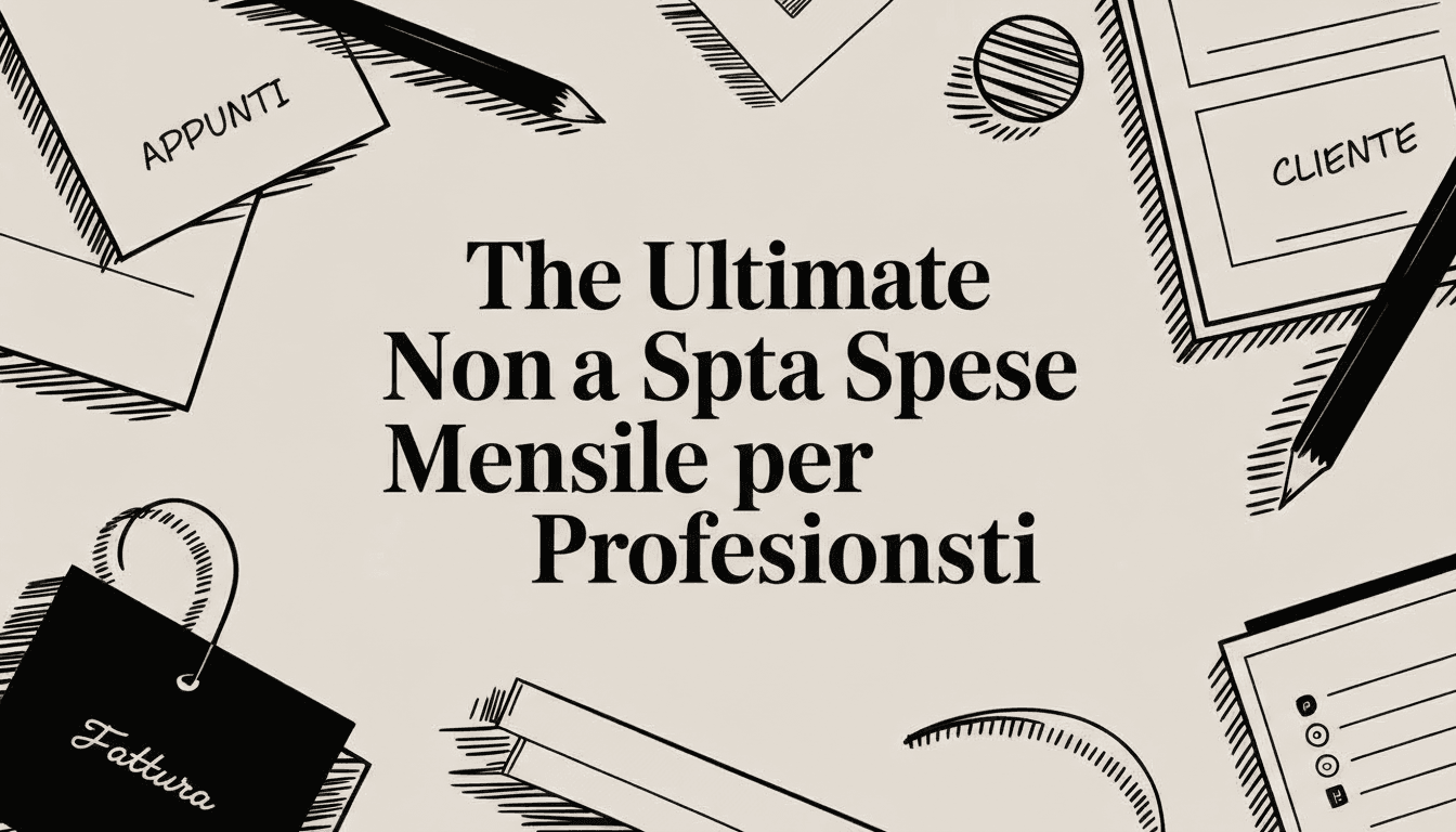 Modello Nota Spese Mensile per Professionisti