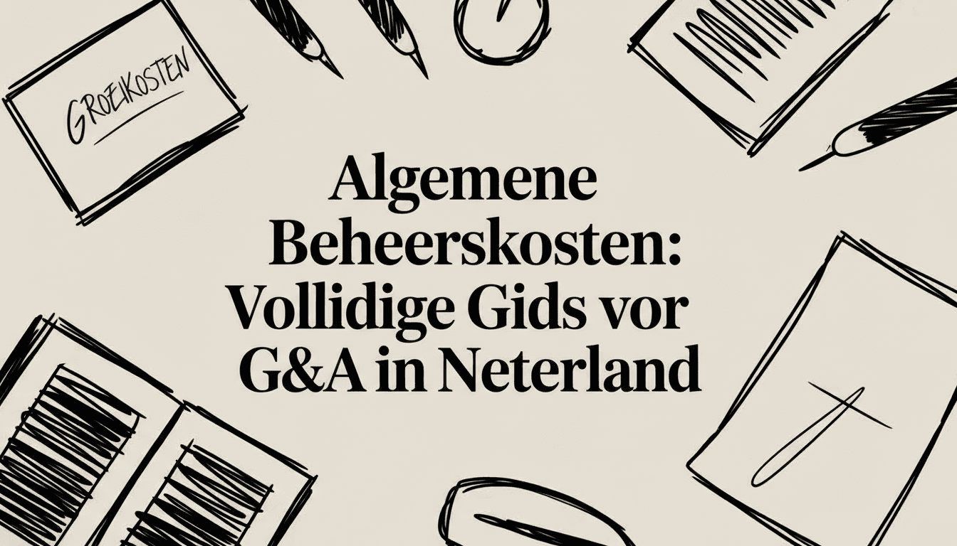 Algemene Beheerskosten: Volledige Gids voor G&A in Nederland