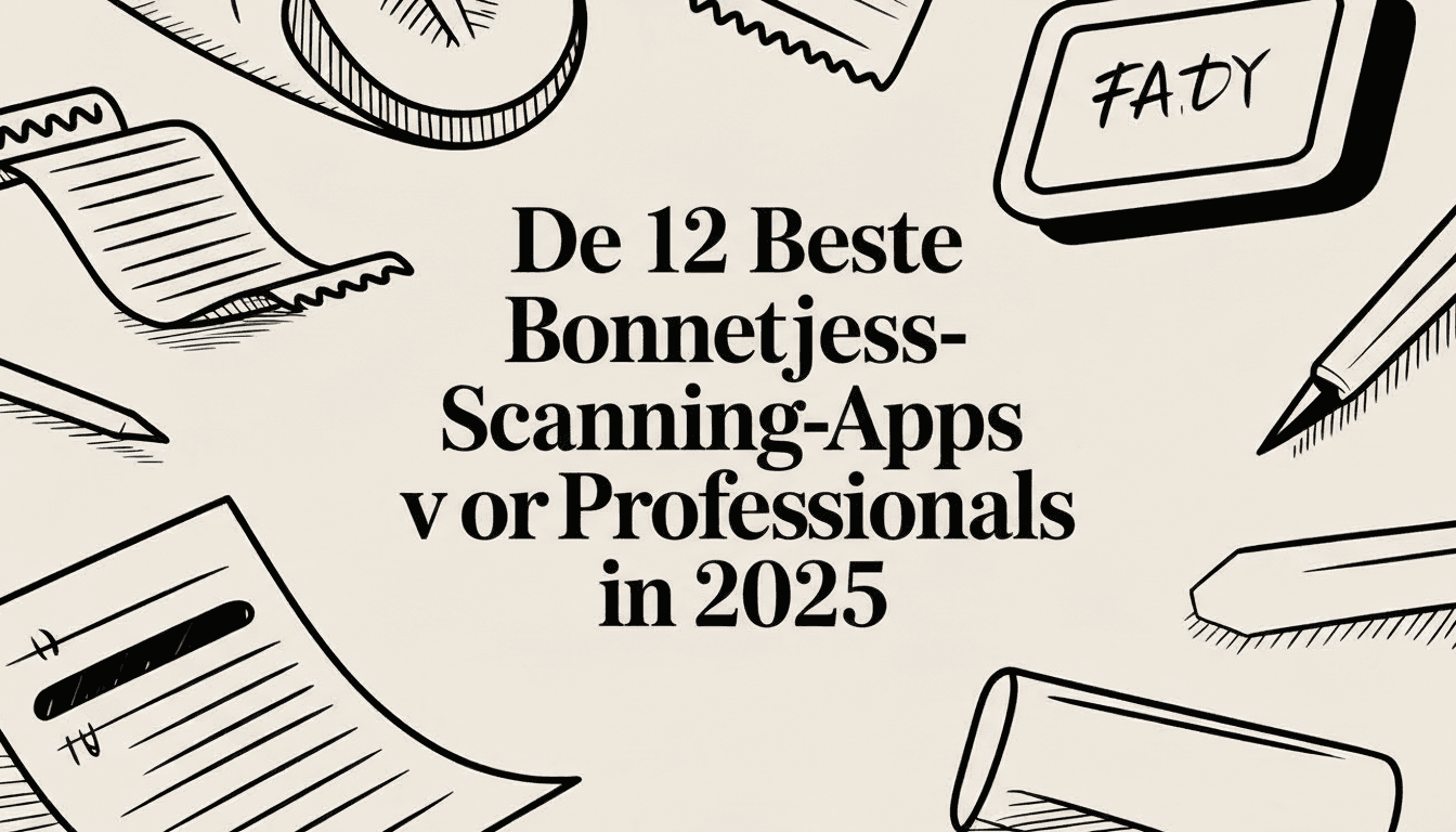 De 12 Beste Bonnetjesscanning-Apps voor Professionals in 2025