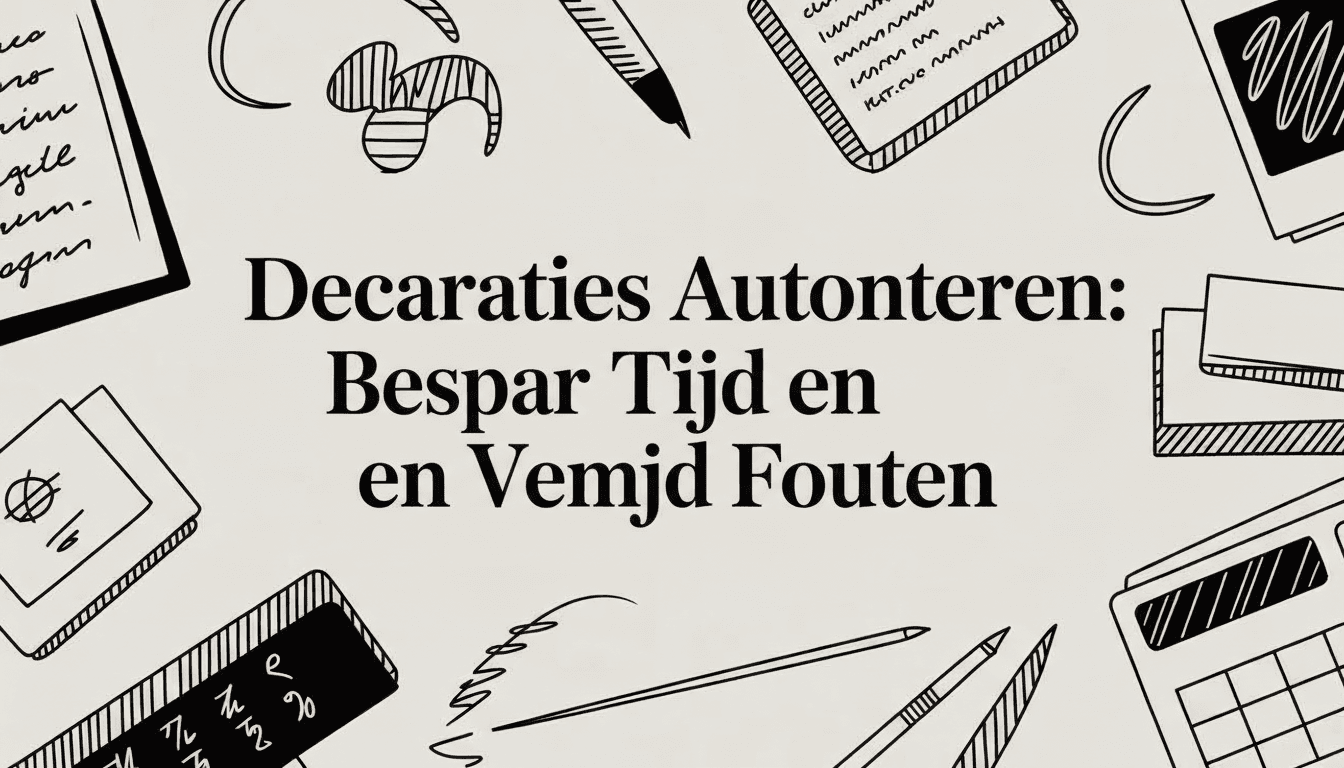 Declaraties Automatiseren: Bespaar Tijd en Vermijd Fouten