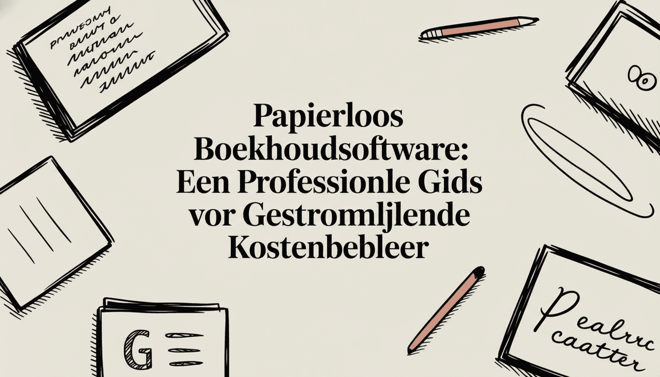 Papierloos Boekhoudsoftware: Een Professionele Gids voor Gestroomlijnde Kostenbeheer